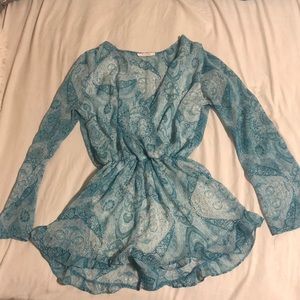 Light blue romper